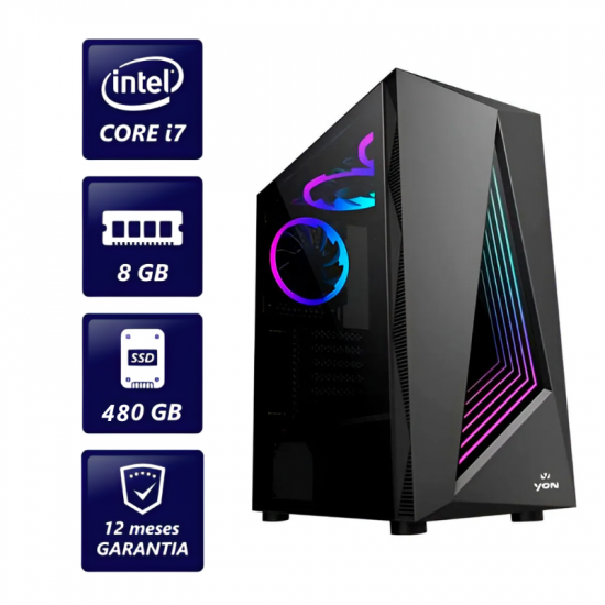 CPU INTEL CORE I7 10700F 3.8GHz 8GB 480GB SSD