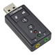 ADAPTADOR DE SOM USB 2.0 CHANNEL SOUND ADAPTER EXTERNO 7.1-CANAIS