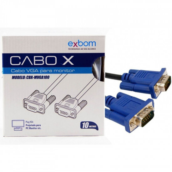 CABO VGA 10M EXBOM CBX-MVGA100
